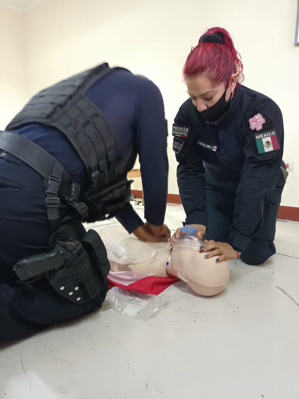 Imparten curso “Primer Respondiente” a Protección Civil y Policía de Ixtaczoquitlán