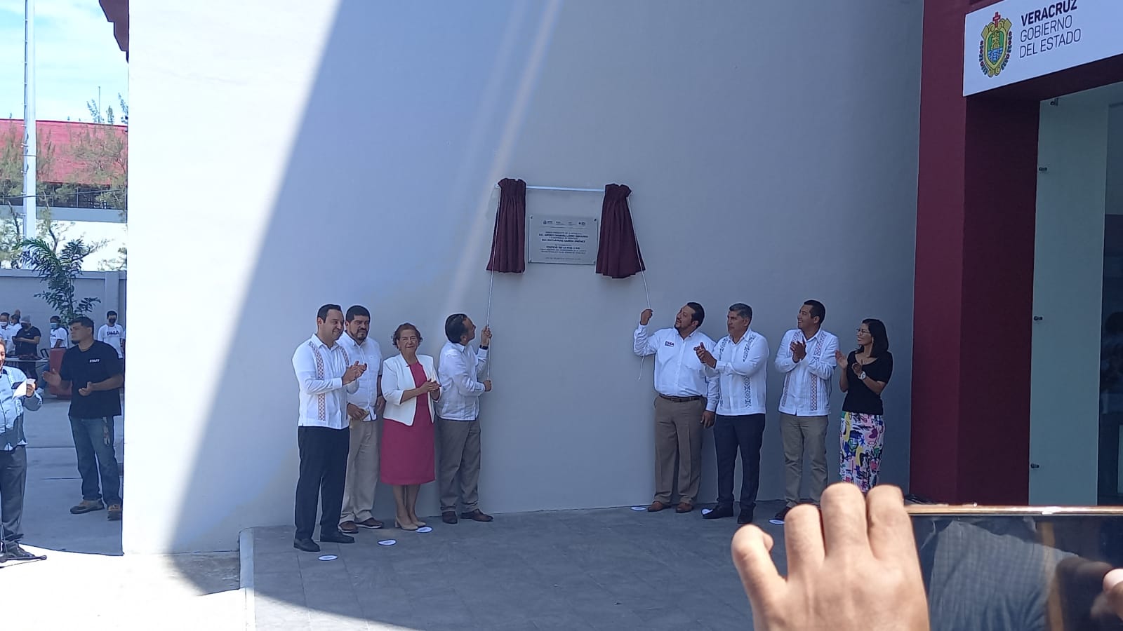 Inaugura el gobernador rehabilitación del edificio de la PMA en Boca del Río