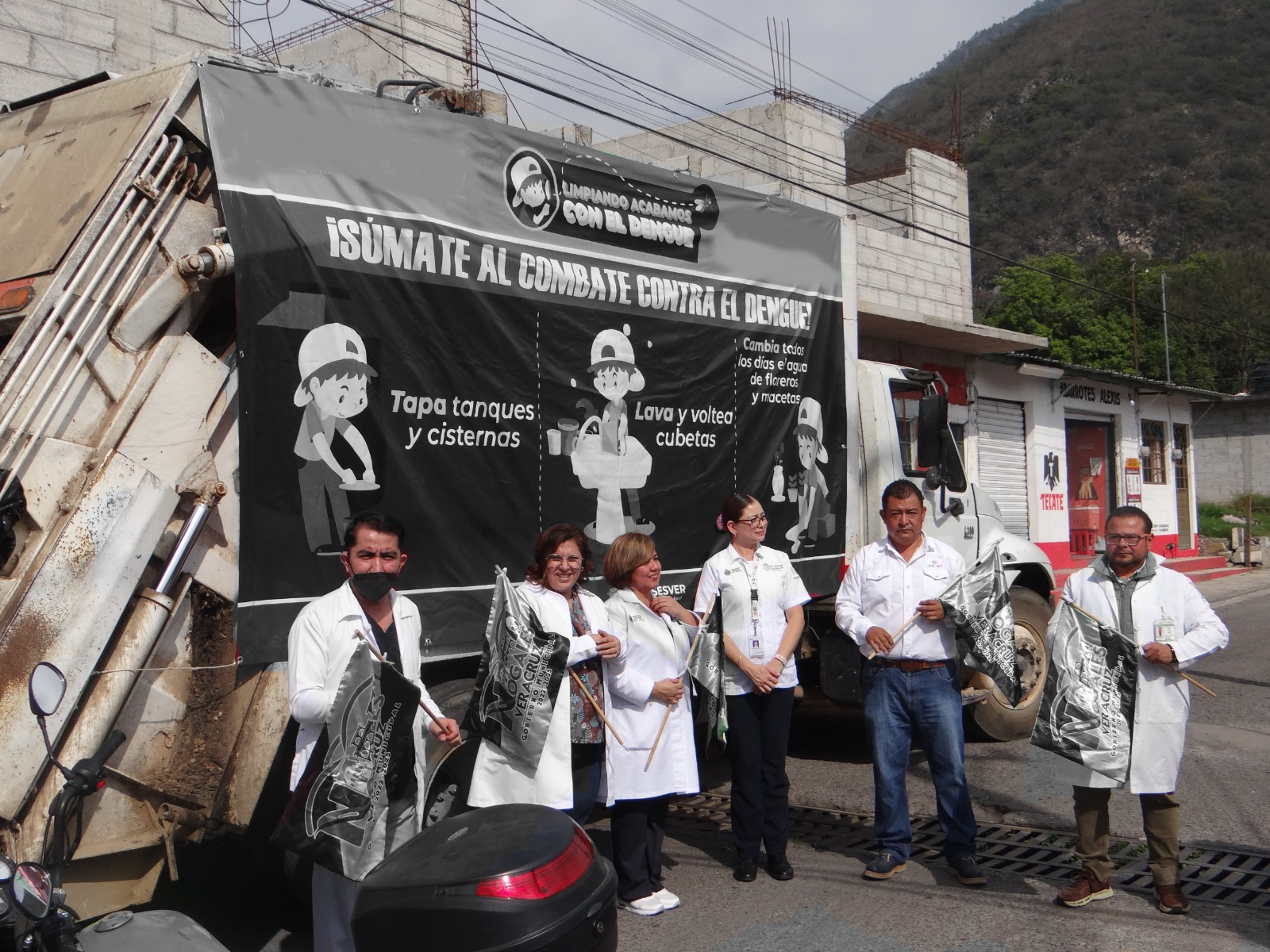 ¡Súmate a la campaña contra el Dengue! Realizan en Nogales, Veracruz, acciones a favor de la descacharrización 