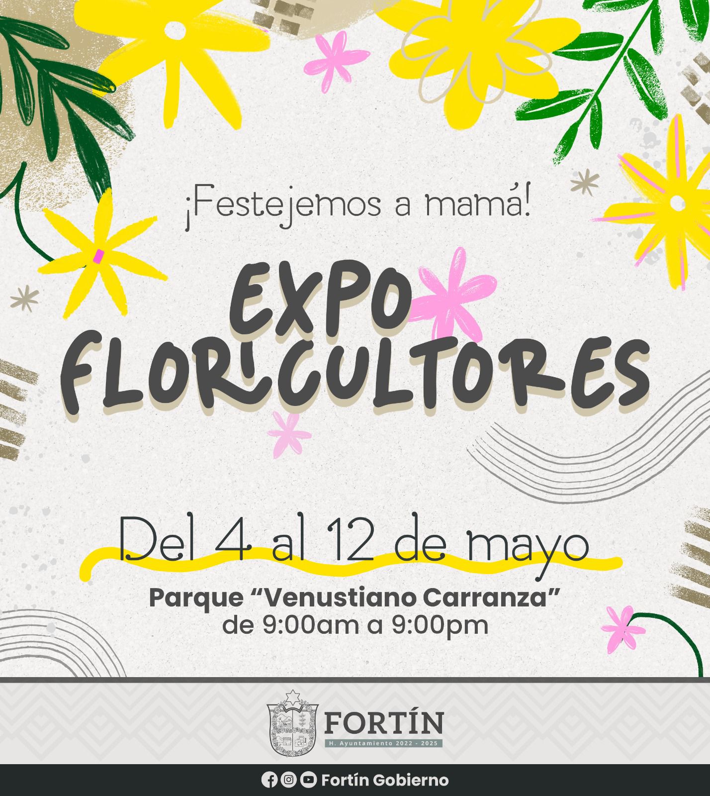 Anuncian Expo floricultores en Fortín