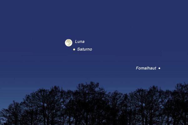😊 *ESTA NOCHE LA LUNA 🌝 Y SATURNO 🪐 SE UNIRÁN EN EL CIELO ✨*